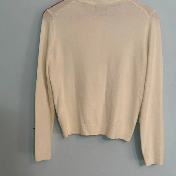 GAP CashSodt Cream Cardigan Sweater - Picture 8 of 11